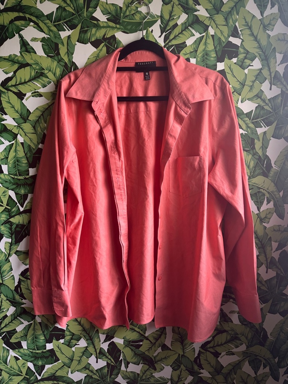 Foxcroft Coral Button-Down Women’s Shirt